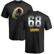 Russ Grimm Washington Redskins Midnight Mascot T-Shirt - Black