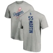 Russell Martin Los Angeles Dodgers Backer T-Shirt - Ash