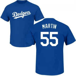 Russell Martin Los Angeles Dodgers Name & Number T-Shirt - Royal