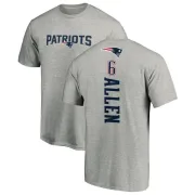 Ryan Allen New England Patriots Backer T-Shirt - Ash