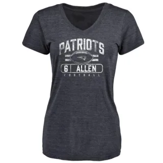 Ryan Allen Women's New England Patriots Flanker Tri-Blend T-Shirt - Navy