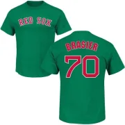 Ryan Brasier Boston Red Sox St. Patrick's Day Name & Number T-Shirt - Green