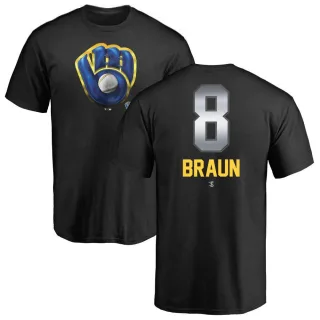 Ryan Braun Milwaukee Brewers Midnight Mascot T-Shirt - Black