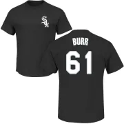 Ryan Burr Chicago White Sox Name & Number T-Shirt - Black