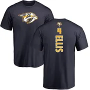 Ryan Ellis Nashville Predators Backer T-Shirt - Navy