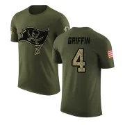 Ryan Griffin Tampa Bay Buccaneers Olive Salute to Service Legend T-Shirt