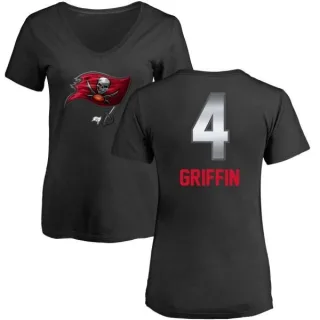 Ryan Griffin Women's Tampa Bay Buccaneers Midnight Mascot T-Shirt - Black