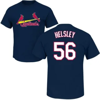 Ryan Helsley St. Louis Cardinals Name & Number T-Shirt - Navy