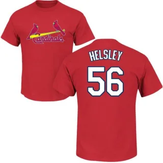 Ryan Helsley St. Louis Cardinals Name & Number T-Shirt - Red