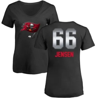 Ryan Jensen Women's Tampa Bay Buccaneers Midnight Mascot T-Shirt - Black