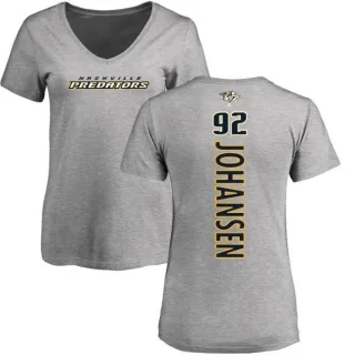 Ryan Johansen Women's Nashville Predators Backer T-Shirt - Ash