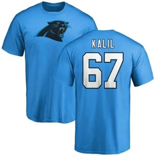 Ryan Kalil Carolina Panthers Name & Number Logo T-Shirt - Blue