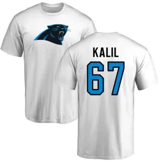 Ryan Kalil Carolina Panthers Name & Number Logo T-Shirt - White