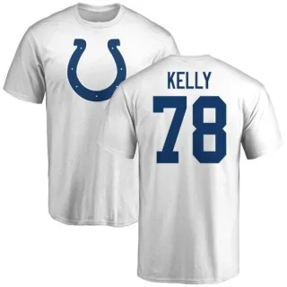 Ryan Kelly Indianapolis Colts Name & Number Logo T-Shirt - White