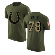 Ryan Kelly Indianapolis Colts Olive Salute to Service Legend T-Shirt