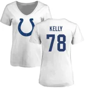 Ryan Kelly Women's Indianapolis Colts Name & Number Logo Slim Fit T-Shirt - White