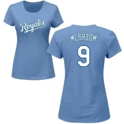 Ryan McBroom Women's Kansas City Royals Name & Number T-Shirt - Light Blue