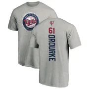 Ryan O'Rourke Minnesota Twins Backer T-Shirt - Ash