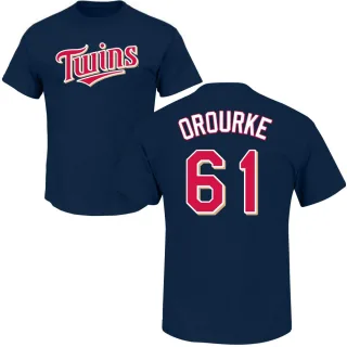 Ryan O'Rourke Minnesota Twins Name & Number T-Shirt - Navy