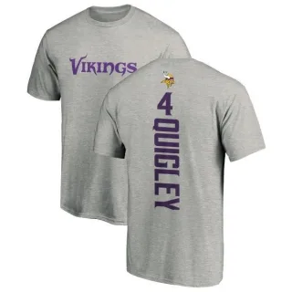 Ryan Quigley Minnesota Vikings Backer T-Shirt - Ash