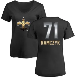 Ryan Ramczyk Women's New Orleans Saints Midnight Mascot T-Shirt - Black