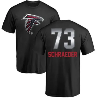 Ryan Schraeder Atlanta Falcons Midnight Mascot T-Shirt - Black