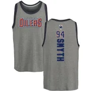 Ryan Smyth Edmonton Oilers Backer Tri-Blend Tank - Heathered Gray