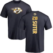 Ryan Suter Nashville Predators Backer T-Shirt - Navy