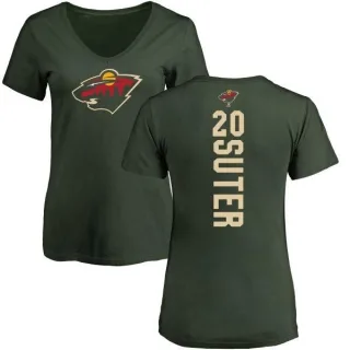 Ryan Suter Women's Minnesota Wild Backer T-Shirt - Green