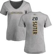 Ryan Suter Women's Nashville Predators Backer T-Shirt - Ash