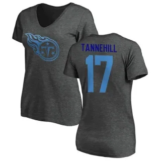 Ryan Tannehill Women's Tennessee Titans One Color T-Shirt - Ash