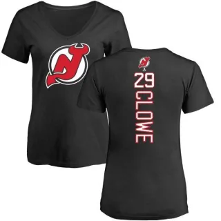Ryane Clowe Women's New Jersey Devils Backer T-Shirt - Black