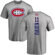 Saku Koivu Montreal Canadiens Backer T-Shirt - Ash