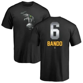 Sal Bando Oakland Athletics Midnight Mascot T-Shirt - Black