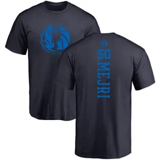 Salah Mejri Dallas Mavericks Navy One Color Backer T-Shirt