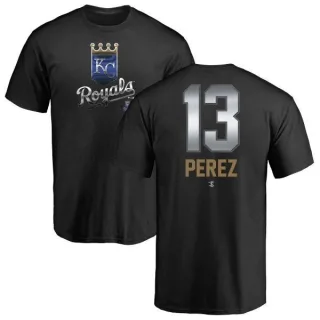 Salvador Perez Kansas City Royals Midnight Mascot T-Shirt - Black