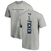 Sam Ficken Los Angeles Rams Backer T-Shirt - Ash