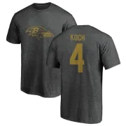 Sam Koch Baltimore Ravens One Color T-Shirt - Ash