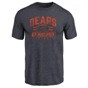 Sam Mustipher Chicago Bears Flanker Tri-Blend T-Shirt - Navy