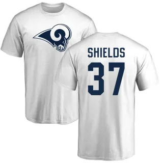 Sam Shields Los Angeles Rams Name & Number Logo T-Shirt - White