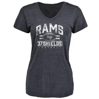 Sam Shields Women's Los Angeles Rams Flanker Tri-Blend T-Shirt - Navy