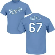 Samir Duenez Kansas City Royals Name & Number T-Shirt - Light Blue