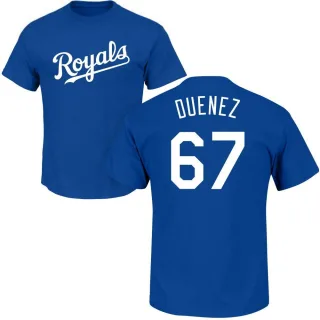 Samir Duenez Kansas City Royals Name & Number T-Shirt - Royal