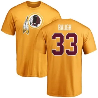 Sammy Baugh Washington Redskins Name & Number Logo T-Shirt - Gold