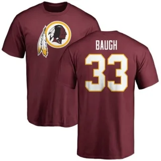 Sammy Baugh Washington Redskins Name & Number Logo T-Shirt - Maroon