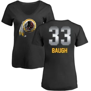 Sammy Baugh Women's Washington Redskins Midnight Mascot T-Shirt - Black