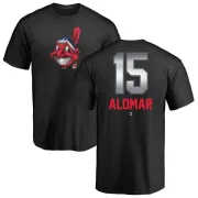 Sandy Alomar Cleveland Indians Midnight Mascot T-Shirt - Black