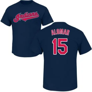 Sandy Alomar Cleveland Indians Name & Number T-Shirt - Navy