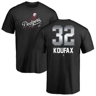 Sandy Koufax Los Angeles Dodgers Midnight Mascot T-Shirt - Black