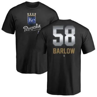 Scott Barlow Kansas City Royals Midnight Mascot T-Shirt - Black